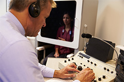 Hearing Test For Female Patient