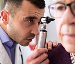 Examining Patient's Ear