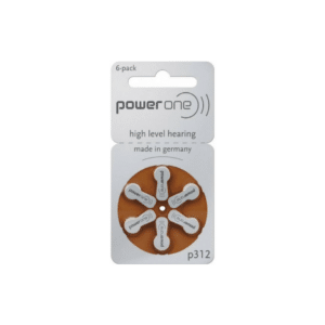 Power One - Size 312 Zinc Air Hearing Aid Batteries